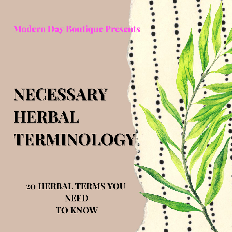 Herbal Terminology