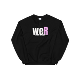 Black/Pink weR Confident Unisex Sweatshirt