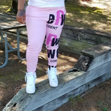 All Over weR Confident Pink Joggers